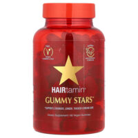 Gummy Stars™, смесь суперфруктов, 60 веганских жевательных мармеладок — HAIRtamin