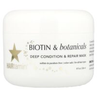 Biotin & Botanicals, маска для глубокого кондиционирования и восстановления, 236 мл (8 жидк. Унций) — HAIRtamin