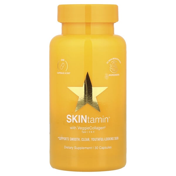 hri00884_v_8.jpg SKINtamin® With VeggieCollagen®, 30 капсул — HAIRtamin