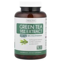 98% экстракт зеленого чая, 120 капсул (500 мг на капсулу) — Healths Harmony