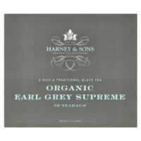 Black Tea, органический чай Earl Grey Supreme, 50 чайных пакетиков, 90 г (3,17 унции) — Harney & Sons