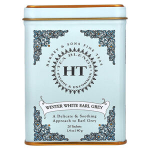 HT Tea Blends, смесь чая с белым бергамотом, 20 пакетиков, 40 г (1,4 унции) — Harney & Sons