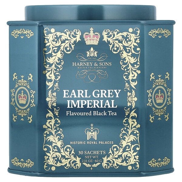 hrn35414_v_72.jpg черный чай, имперский чай, 30 пакетиков, 60 г (2,11 унции) — Harney & Sons