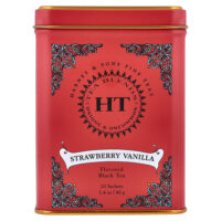 черный чай, клубника и ваниль, 20 пакетиков, 40 г (1,4 унции) — Harney & Sons