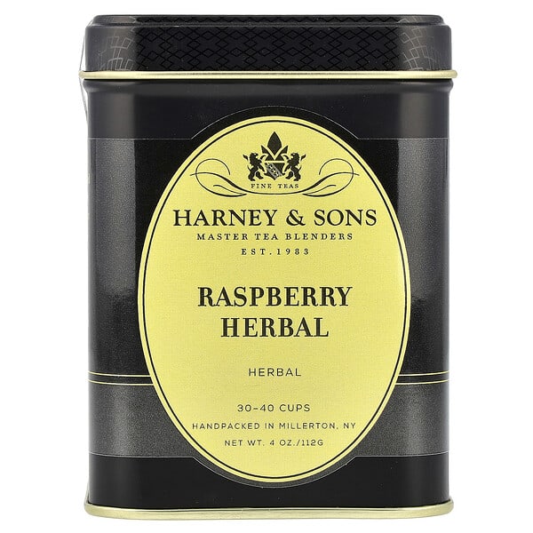 hrn44006_v_29.jpg травяной чай, малина, без кофеина, 112 г (4 унции) — Harney & Sons