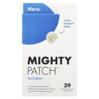 Mighty Patch™ Invisible +, 39 гидроколлоидных пластырей — Hero Cosmetics