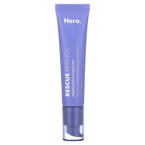 hro46889_v_9.jpg Rescue Retinol, ночной восстанавливающий крем, 30 мл (1,014 жидк. унц.) — Hero Cosmetics