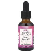 масло черного тмина, 30 мл (1 жидк. унция) — Heritage Store