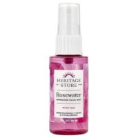 Rose Petals, розовая вода, спрей, 59 мл (2 жидк. унций) — Heritage Store