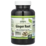 Корень имбиря, 550 мг, 120 растительных капсул — Herbal Secrets