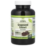 Экстракт виноградных косточек, 400 мг, 120 растительных капсул — Herbal Secrets