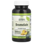 Бромелаин, 500 мг, 120 таблеток — Herbal Secrets