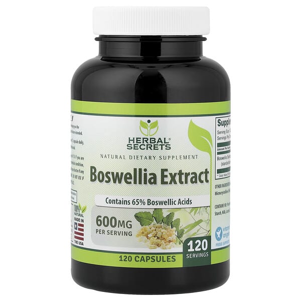 hsc02507_v_24.jpg Экстракт босвеллии, 600 мг, 120 капсул — Herbal Secrets