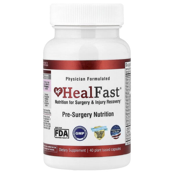 htf00041_v_8.jpg Pre-Surgery Nutrition, предоперационное питание, 40 капсул на растительной основе — HealFast