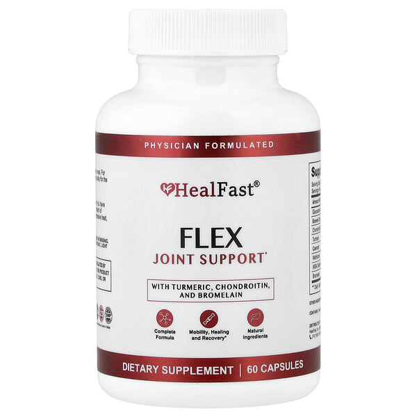 htf99202_v_8.jpg Flex, добавка для поддержки суставов, 60 капсул — HealFast