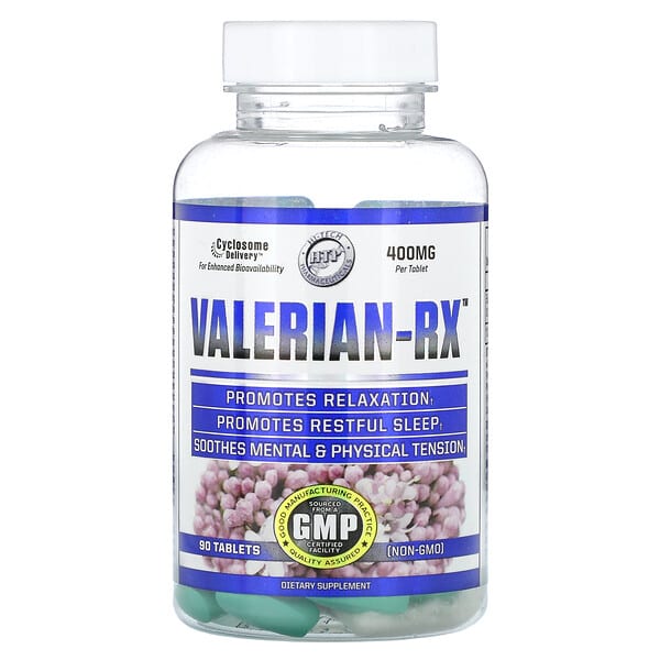 htp02442_v_10.jpg валериана, RX, 400 мг, 90 таблеток — Hi Tech Pharmaceuticals