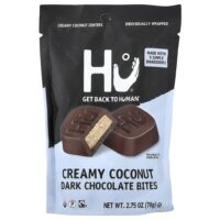 кусочки темного шоколада, с кокосовым вкусом, 78 г (2,75 унции) — Hu