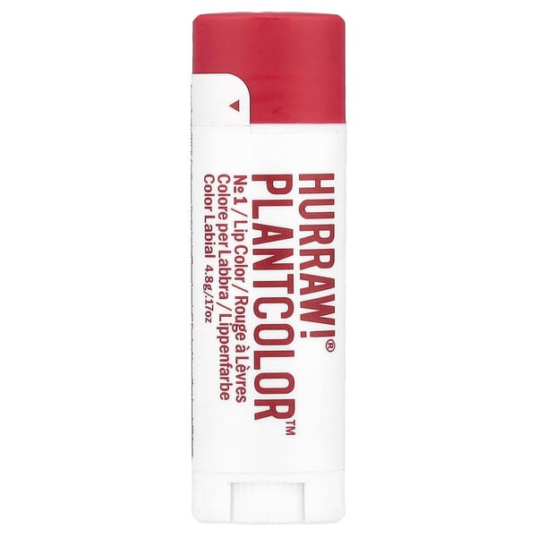 hur07834_v_8.jpg PlantColor™, краска для губ, № 1, 4,8 г (0,17 унции) — Hurraw! Balm