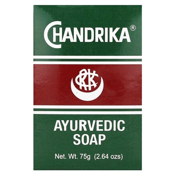 hvc00099_v_12.jpg Chandrika Soap, аюрведическое кусковое мыло, 1 шт., 75 г (2,64 унции)