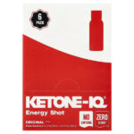 Energy Shot, оригинальный, без кофеина, 6 флаконов по 59 мл (2 жидк. унции) — Ketone-IQ
