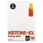 Energy Shot, персик, 6 флаконов по 59 мл (2 жидк. унции) — Ketone-IQ