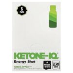Energy Shot, зеленое яблоко, 6 флаконов по 59 мл (2 жидк. унции) — Ketone-IQ