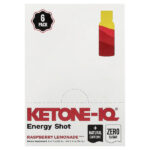 Energy Shot, малиновый лимонад, 6 флаконов по 59 мл (2 жидк. унции) — Ketone-IQ