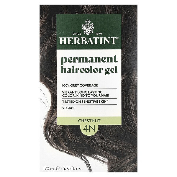 hvn00103_v_88.jpg Перманентная гель-краска для волос, 4N, каштан, 135 мл — Herbatint