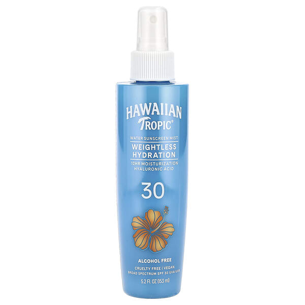 hwt14034_v_8.jpg Weightless Hydration, водный солнцезащитный спрей, SPF 30, 153 мл (5,2 жидк. унц.) — Hawaiian Tropic