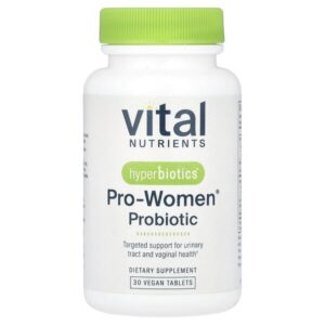Hyperbiotics®, пробиотик Pro-Women®, 30 веганских таблеток — Vital Nutrients