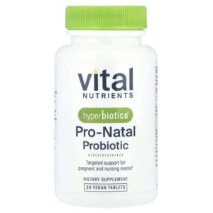 Hyperbiotics®, натальный пробиотик, 30 веганских таблеток — Vital Nutrients