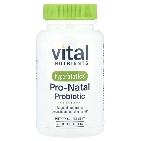 hyb05856_v_64.jpg Hyperbiotics®, натальный пробиотик, 30 веганских таблеток — Vital Nutrients