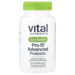 Hyperbiotics®, улучшенный пробиотик Pro-15®, 60 веганских таблеток — Vital Nutrients
