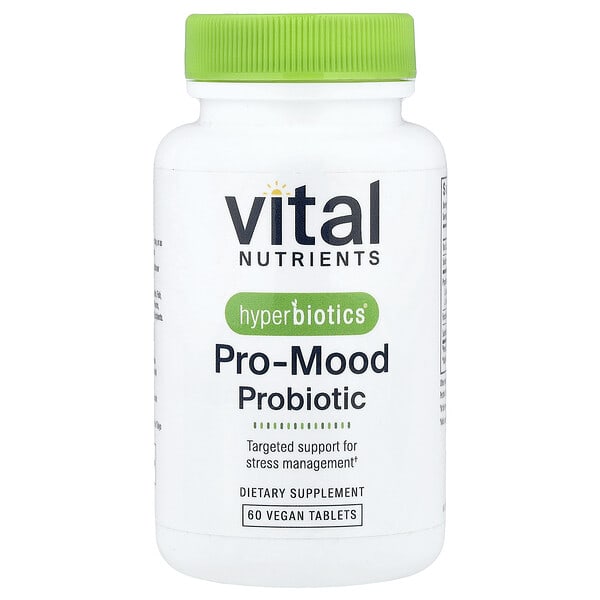 hyb11667_v_51.jpg Hyperbiotics®, пробиотик для улучшения настроения, 60 веганских таблеток — Vital Nutrients