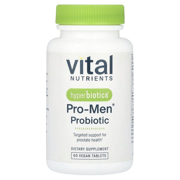 hyb11668_v_24.jpg Hyperbiotics®, пробиотик Pro-Men®, 60 веганских таблеток — Vital Nutrients
