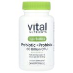 Hyperbiotics®, пребиотики и пробиотики, 60 веганских капсул — Vital Nutrients