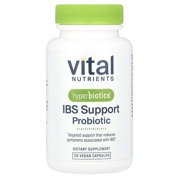 hyb25229_v_24.jpg Hyperbiotics®, пробиотик для поддержки СРК, 30 веганских капсул — Vital Nutrients