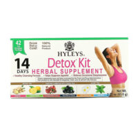 14 Days Detox Kit, ассорти, 42 чайных пакетика в фольгированных пакетиках, 63 г (2,22 унции) — Hyleys Tea