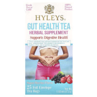 Gut Health Tea, Super Berries, чайные пакетики в фольгированных пакетиках, 37,5 г (1,32 унции) — Hyleys Tea