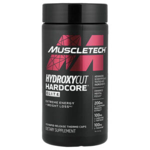 Hardcore® Elite, 110 термокапсул с быстрым высвобождением — MuscleTech