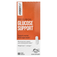 Pro Clinical, поддержка уровня глюкозы, 60 растительных капсул — Hydroxycut