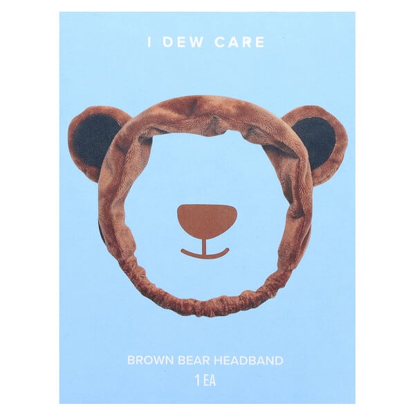 idc71292_v_10.jpg повязка на голову с бурым медведем, 1 шт. — I Dew Care