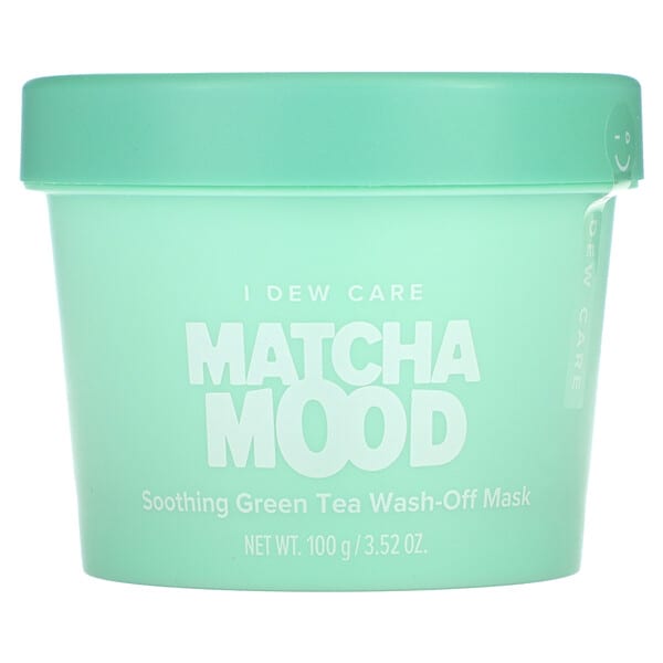 idc71710_v_26.jpg Matcha Mood, успокаивающая смываемая маска с зеленым чаем, 100 г (3,52 унции) — I Dew Care