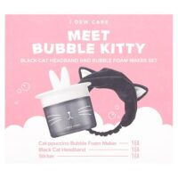 Meet Bubble Kitty, набор для создания пены и повязки на голову Black Cat, набор из 3 предметов — I Dew Care