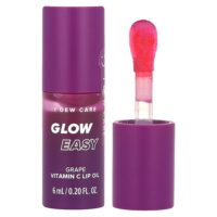 Glow Easy, масло для губ с витамином С, виноград, 6 мл (0,20 жидк. унции) — I Dew Care