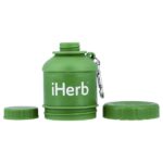 Воронка Whey2Go от iHerb®, зеленая, 110 мл (3,7 унции) — iHerb Goods — изображение 2