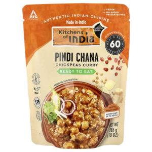 Pindi Chana, Карри с нутом, неострый, 285 г (10 унций) — Kitchens of India