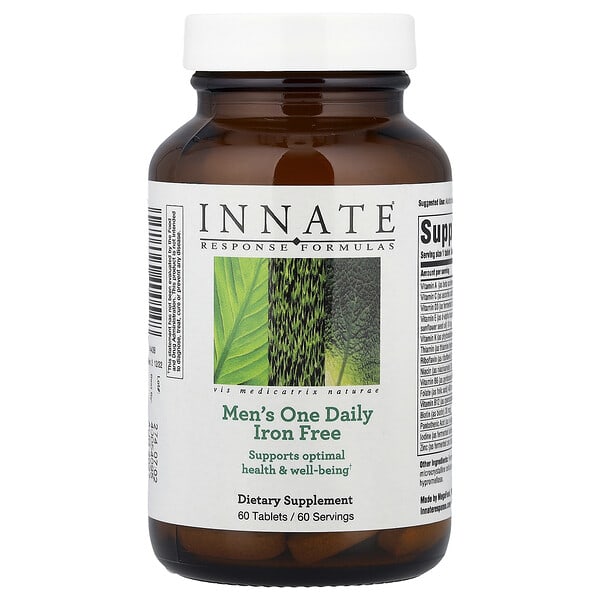 inn40054_v_36.jpg Men's One Daily, без железа, 60 таблеток — Innate Response Formulas