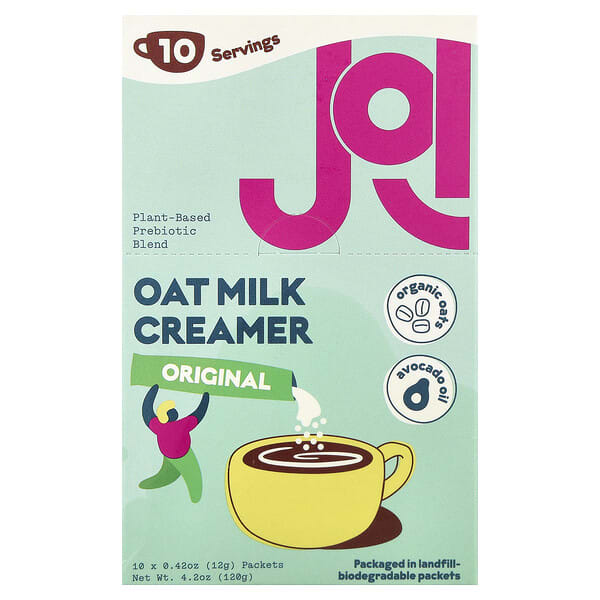 ioj00888_v_18.jpg овсяные сливки, оригинальные, 10 пакетиков по 12 г (0,42 унции) — JOI