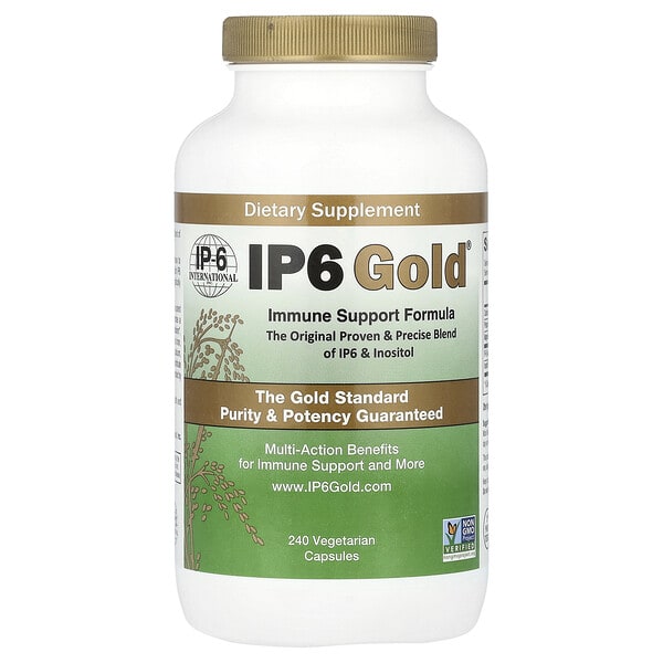 ips33081_v_40.jpg IP-6 International, IP6 Gold, формула для поддержки иммунитета, 240 вегетарианских капсул